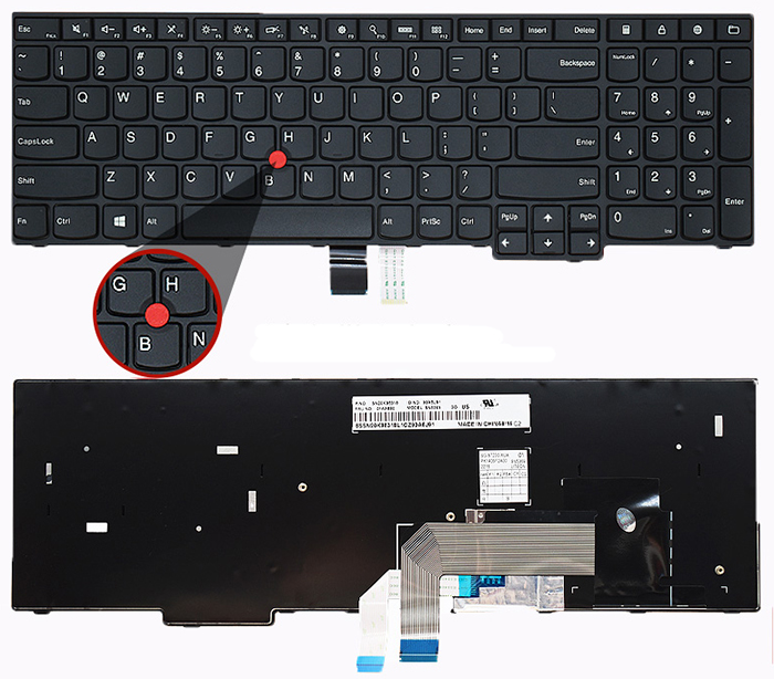 Kompatibel tastatur LENOVO  til ThinkPad-E565-Series 