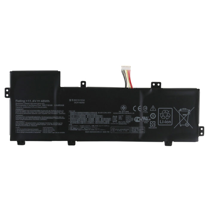 Kompatibel Bærbar PC batteri ASUS  til ZenBook-UX510UW-FI095T 