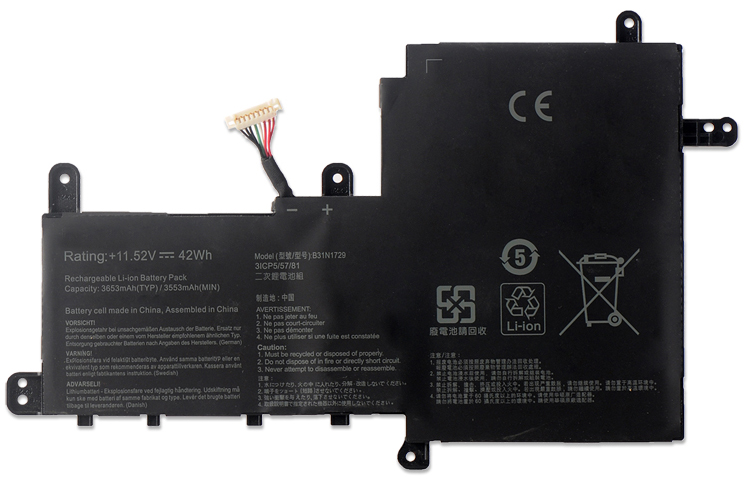 Kompatibel Bærbar PC batteri ASUS  til VivoBook-S15-S530F 