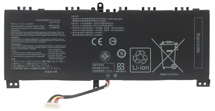 Kompatibel Bærbar PC batteri ASUS  til ROG-STRIX-GL503VS-EI001T 
