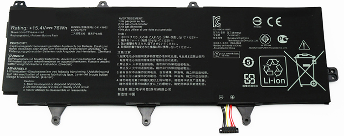 Kompatibel Bærbar PC batteri ASUS  til ROG-ZEPHYRUS-S-GX735GW-Series 