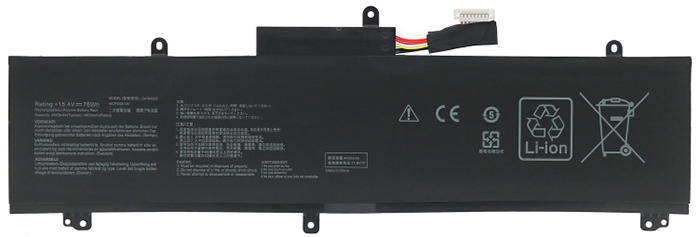 Kompatibel Bærbar PC batteri ASUS  til ROG-Zephyrus-G15-GA502IU 