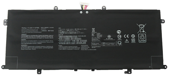 Kompatibel Bærbar PC batteri ASUS  til ZenBook-Flip-13-UX363JA-Series 