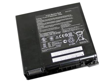 Kompatibel Bærbar PC batteri ASUS  til A42-G74 