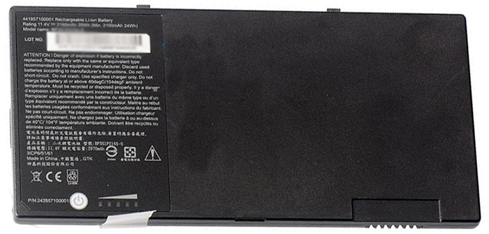 Kompatibel Bærbar PC batteri GETAC  til BP3S1P2160 