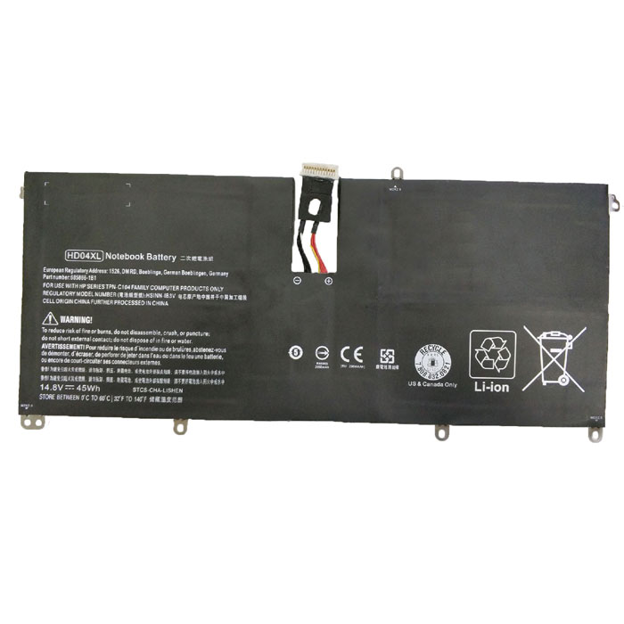 Kompatibel Bærbar PC batteri HP  til Ultrabook-13-2212tu 