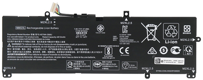 Kompatibel Bærbar PC batteri HP  til Pavilion13-an0006TU 