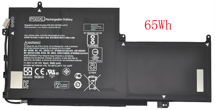 Kompatibel Bærbar PC batteri HP  til Spectre-x360-15ap005na 