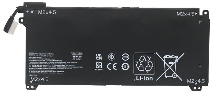 Kompatibel Bærbar PC batteri HP  til Omen-15-DH0003LA 