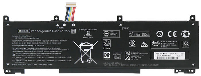 Kompatibel Bærbar PC batteri HP  til HSTNN-IB9Q 