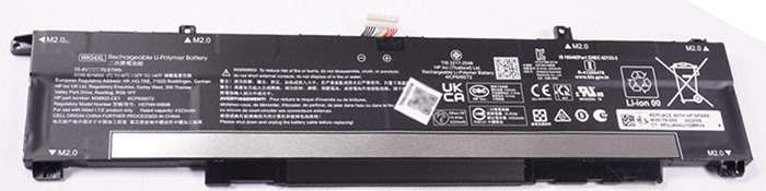 Kompatibel Bærbar PC batteri HP  til WK04XL 