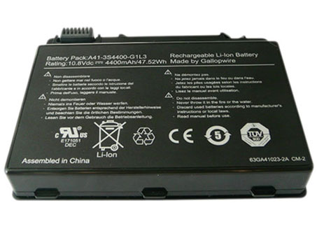 Kompatibel Bærbar PC batteri UNIWILL  til A41-3S4400-C1H1 