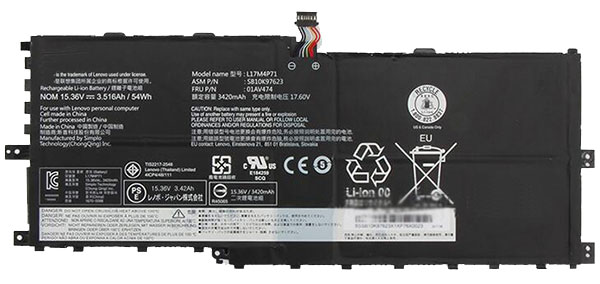 Kompatibel Bærbar PC batteri LENOVO  til SB10K97623 