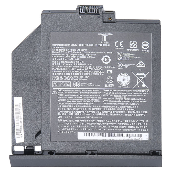 Kompatibel Bærbar PC batteri LENOVO  til L15C2P01 