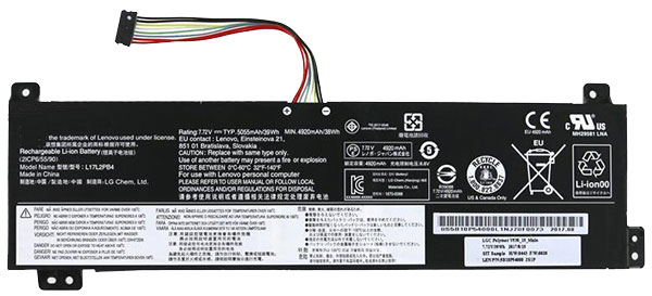 Kompatibel Bærbar PC batteri LENOVO  til L17C2PB4 
