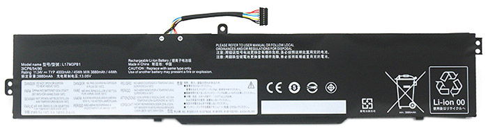 Kompatibel Bærbar PC batteri LENOVO  til L17D3PB0 