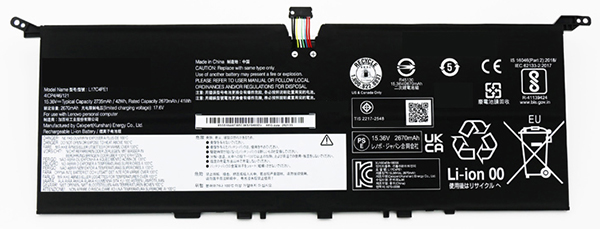 Kompatibel Bærbar PC batteri LENOVO  til L17C4PE1 