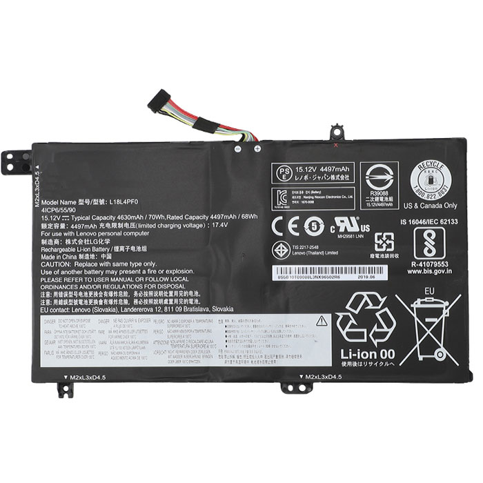 Kompatibel Bærbar PC batteri LENOVO  til L18L4PF0 