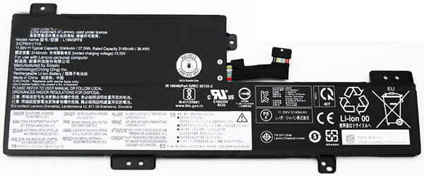 Kompatibel Bærbar PC batteri LENOVO  til L19M3PF8 