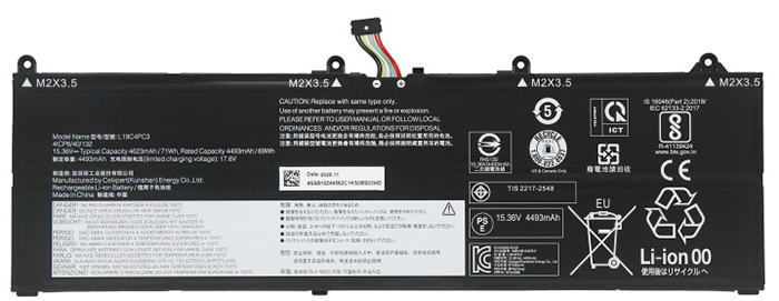 Kompatibel Bærbar PC batteri LENOVO  til L19C4PC3 