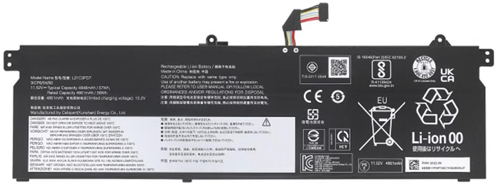 Kompatibel Bærbar PC batteri LENOVO  til L21C3PD7 