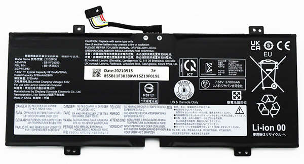Kompatibel Bærbar PC batteri LENOVO  til L21D2PG1 