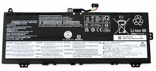 Kompatibel Bærbar PC batteri LENOVO  til L21D4PG4 