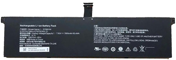 Kompatibel Bærbar PC batteri XIAOMI  til R15B01W 