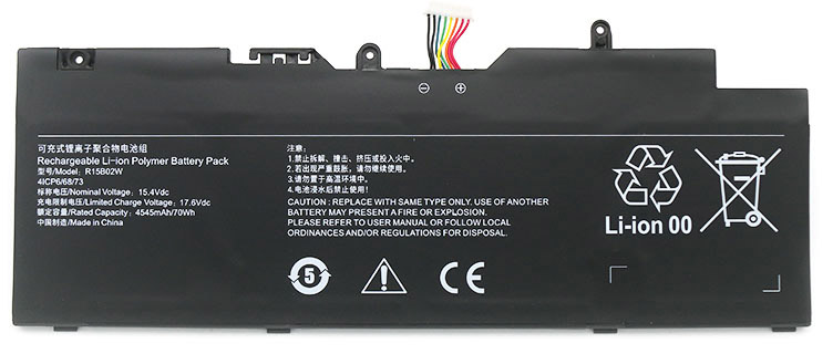 Kompatibel Bærbar PC batteri XIAOMI  til R15B02W 