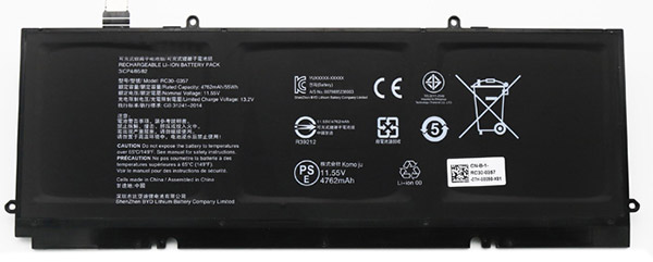 Kompatibel Bærbar PC batteri RAZER  til RZ09-0357 