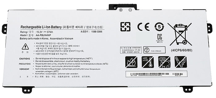 Kompatibel Bærbar PC batteri SAMSUNG  til NP940Z5J 