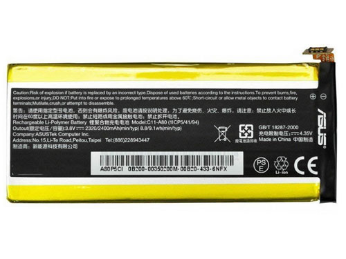 Kompatibel Bærbar PC batteri ASUS  til C11-A80 