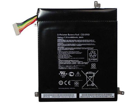 Kompatibel Bærbar PC batteri ASUS  til Eee-Pad-Slate-EP121 